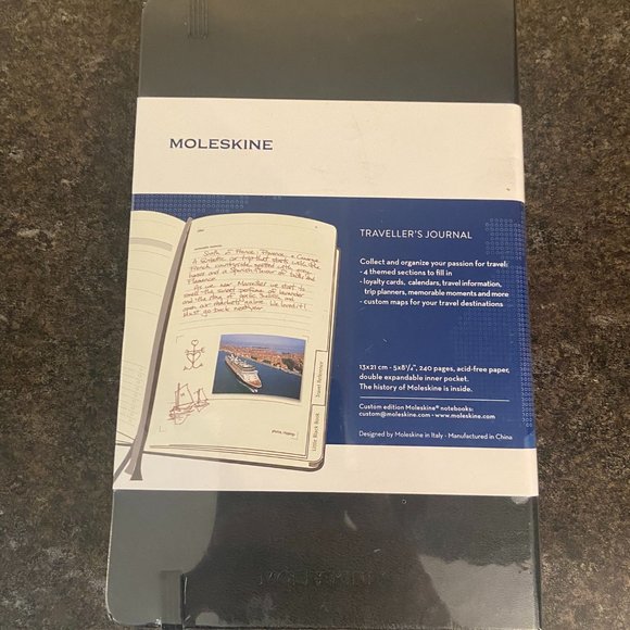 Moleskine 2018 Grand World Voyage Traveler's Journal-Notebook- 240 Pages-New - Picture 3 of 7